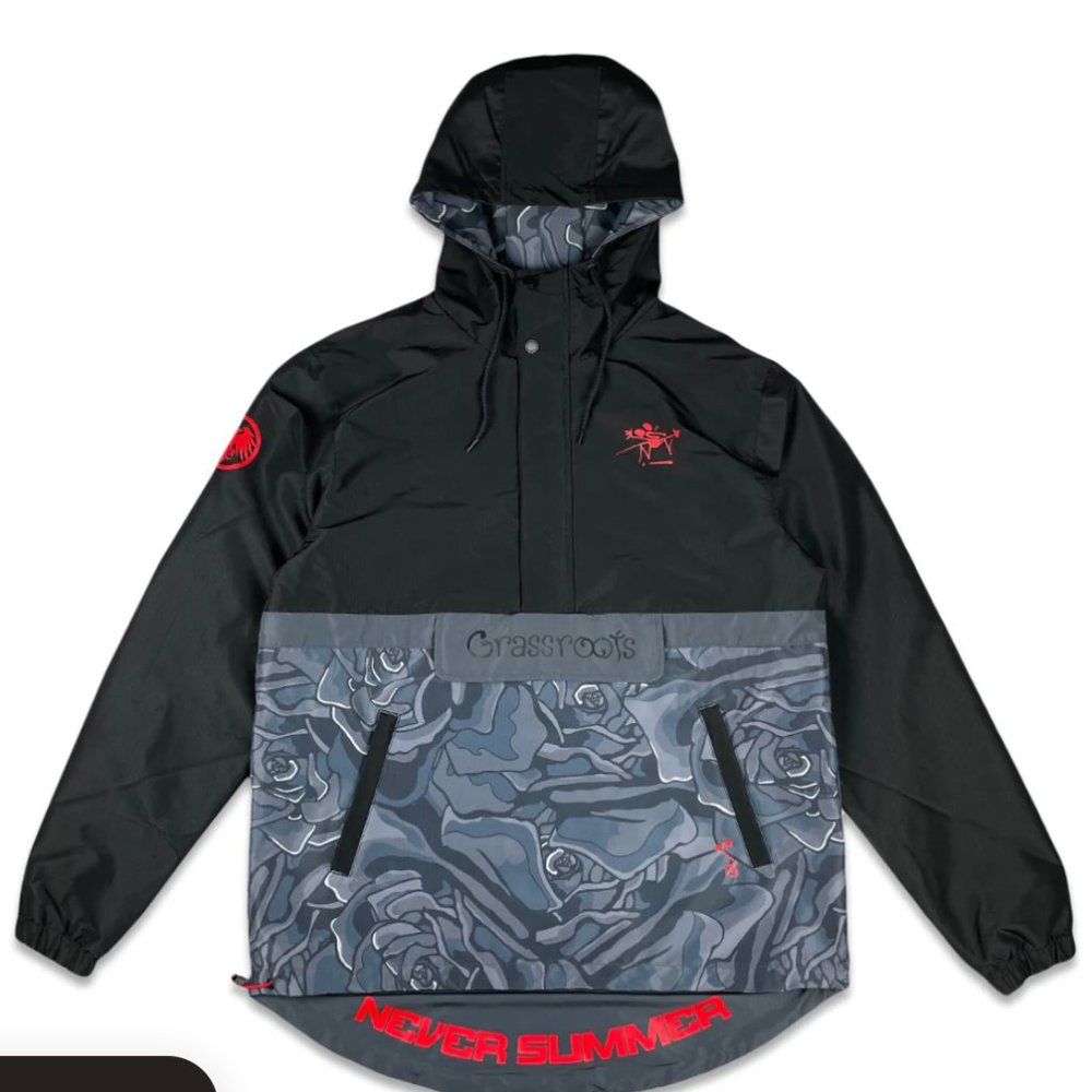 Stanley Mouse Easy Rider Never Summer Black Anorak Jacket BRAND NEW (Size S)